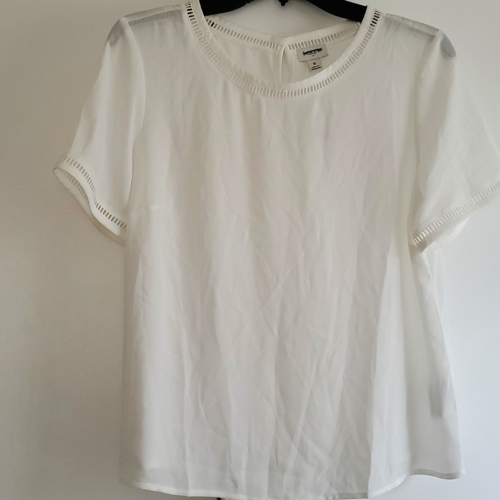 J. Crew white blouse